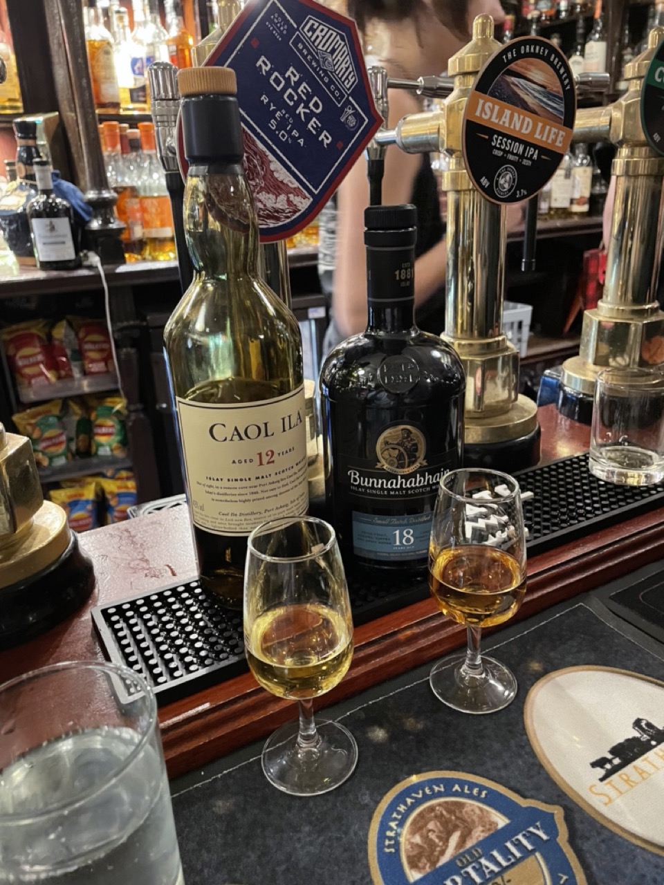 Caol Ila 12 and Bunnahabhain 18